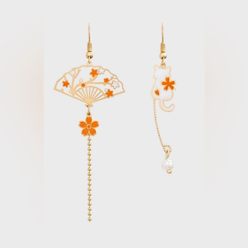 Cat earrings A765
